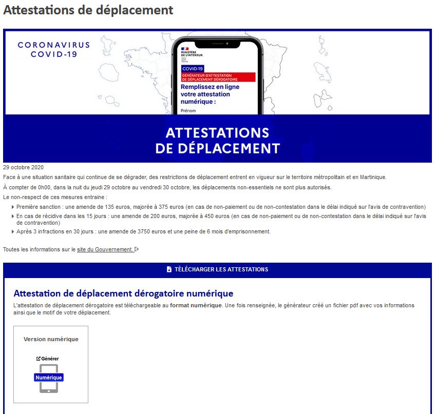 Commune De Senille Saint Sauveur A Propos Manifestations Covid 19 Attestation De Deplacement